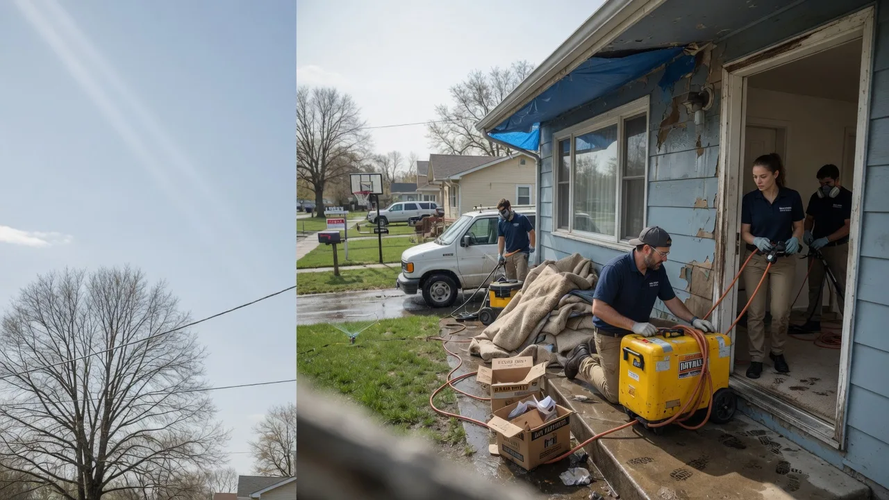 Basement Flood Cleanup in La Follette, TN near me